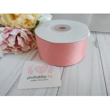 Лента репсовая 40 мм, цвет персиковый №215